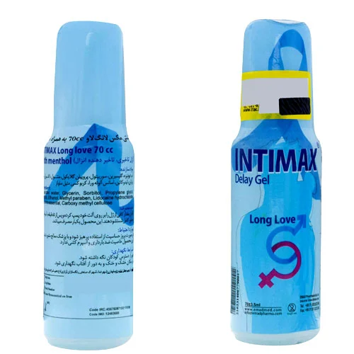 ژل اینتیمکس آبی لانگ لاو